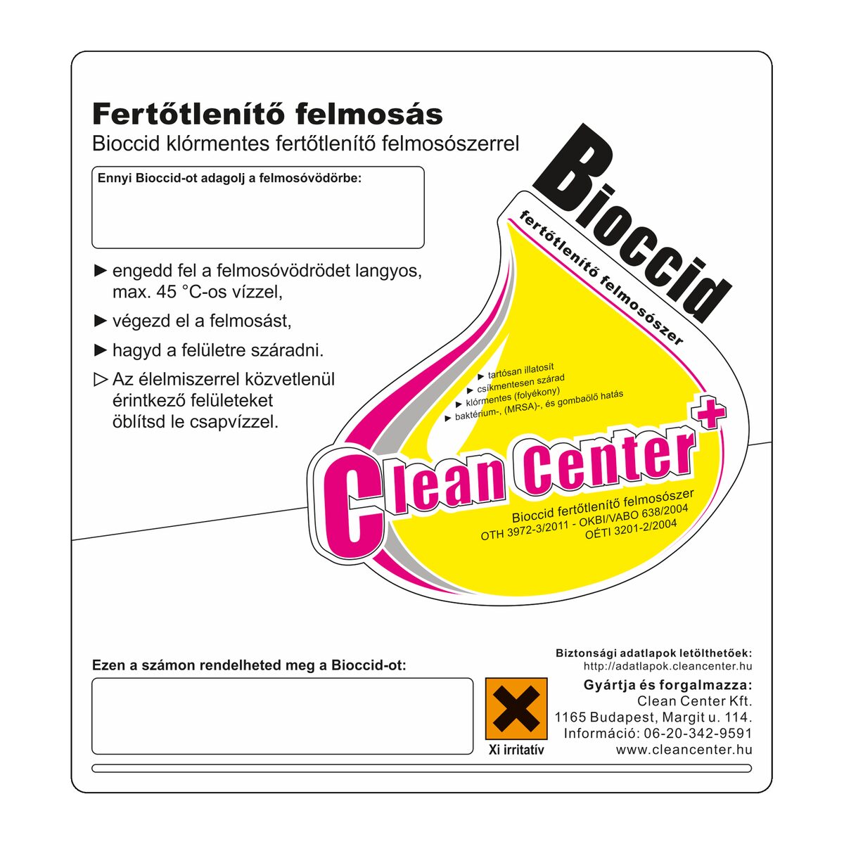 Bioccid kísérőmatrica