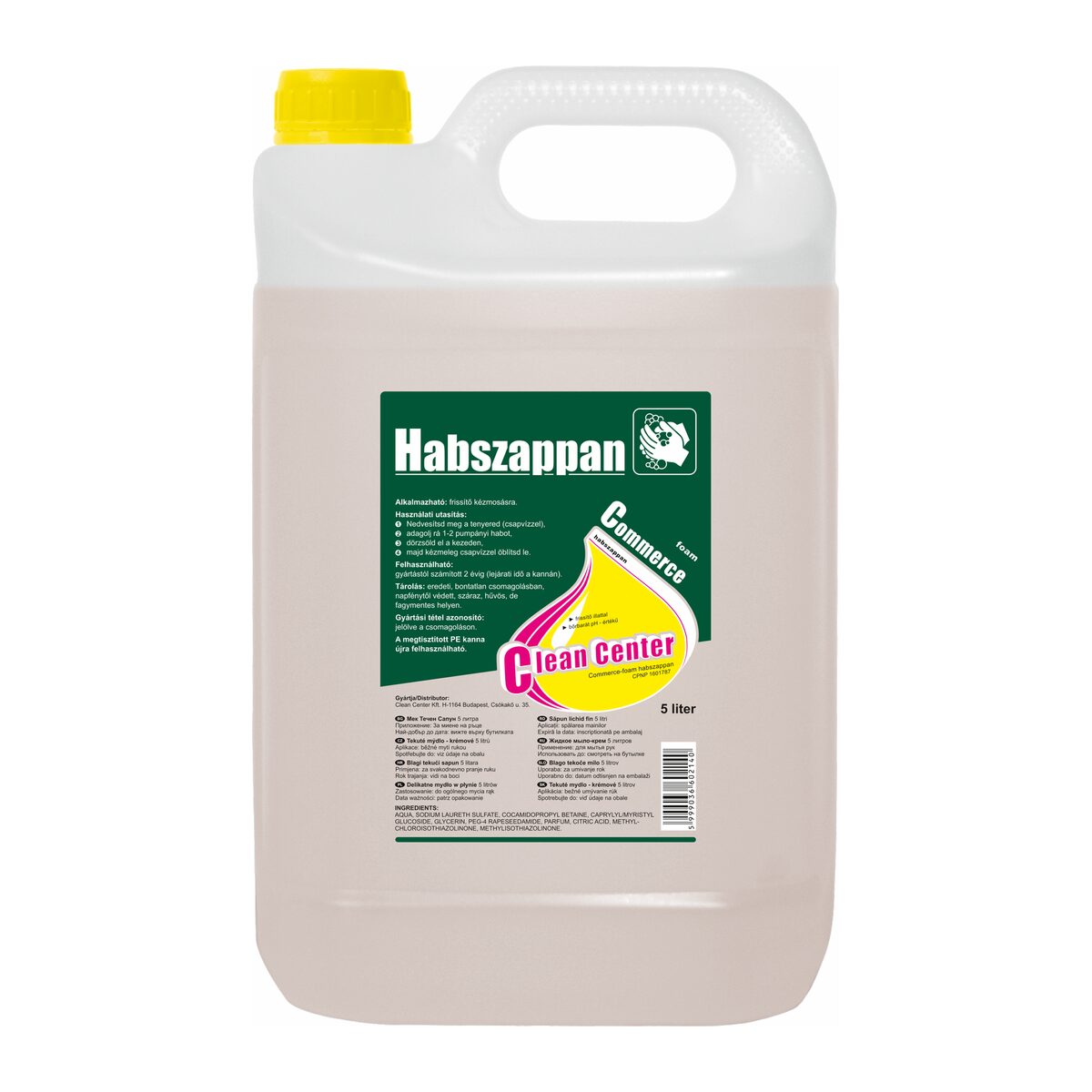 Commerce foam habszappan 5 liter