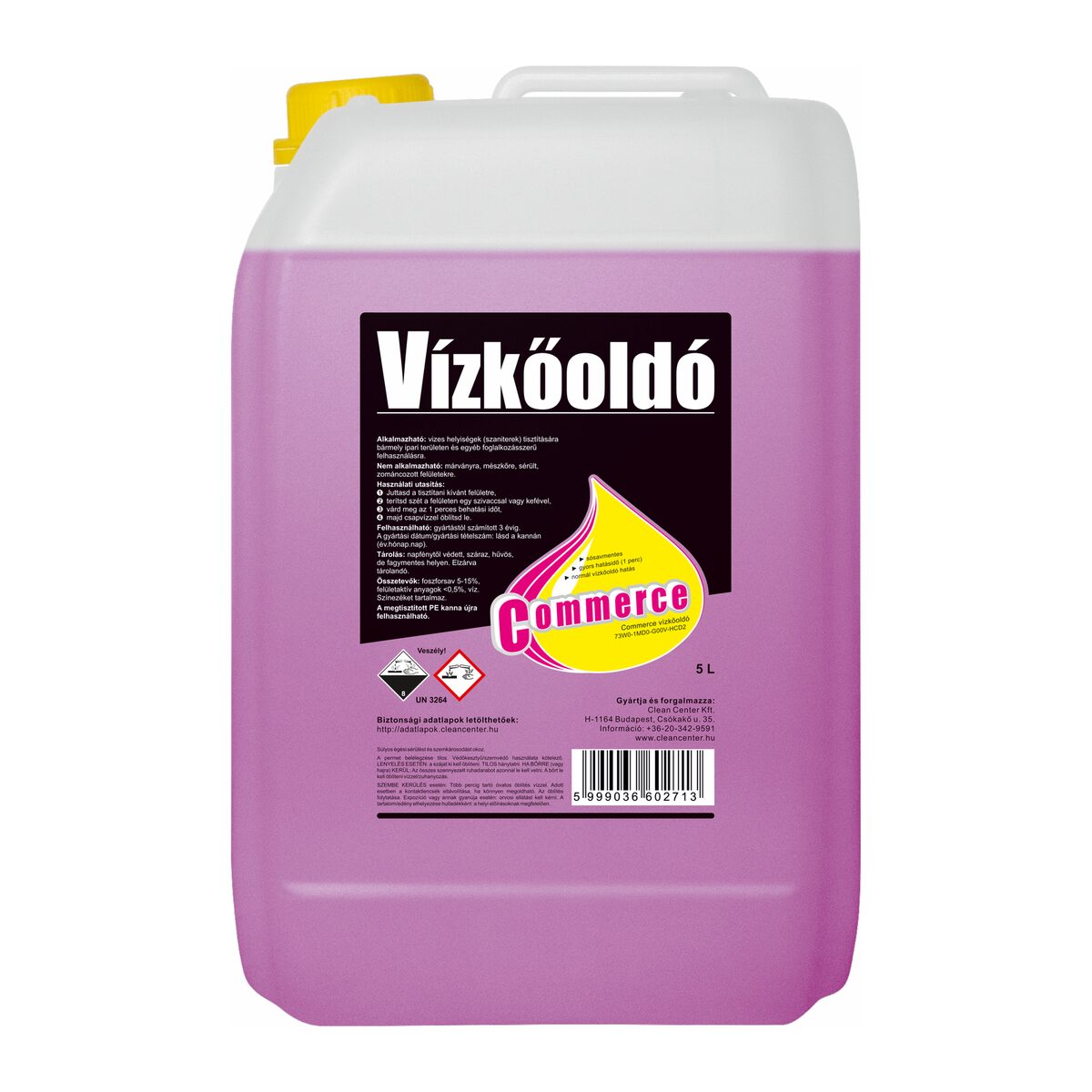 Commerce vízkőoldó 5 liter