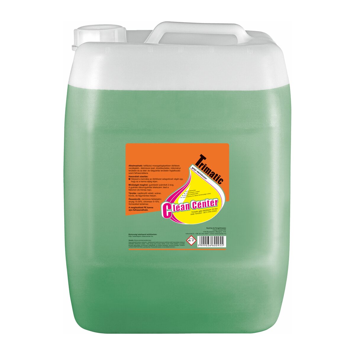 Trimatic gépi öblítőszer 22 liter